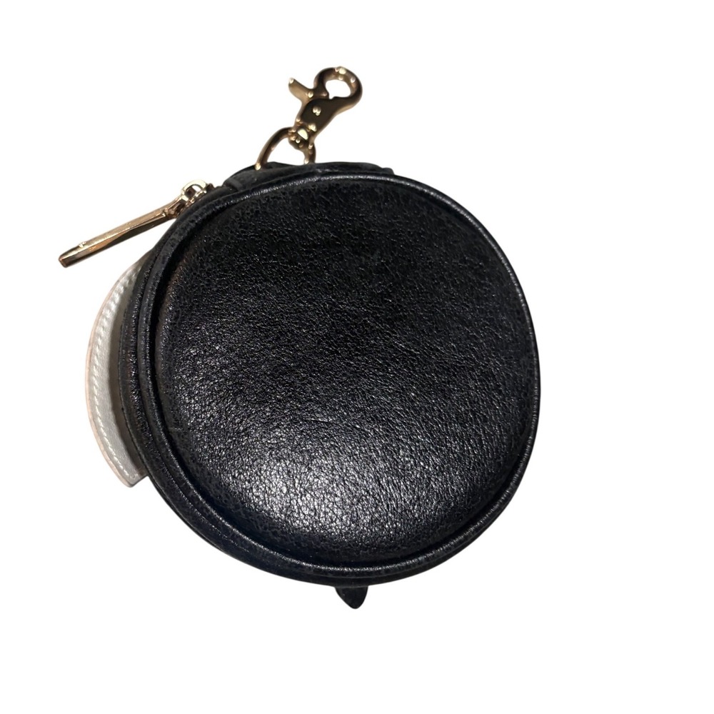 Betsey Johnson Coin Purse Black Gold Bumble Bee Bag Charm EUC - Picture 2 of 3
